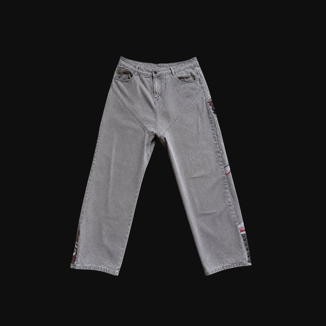 EMBROIDERED JEANS